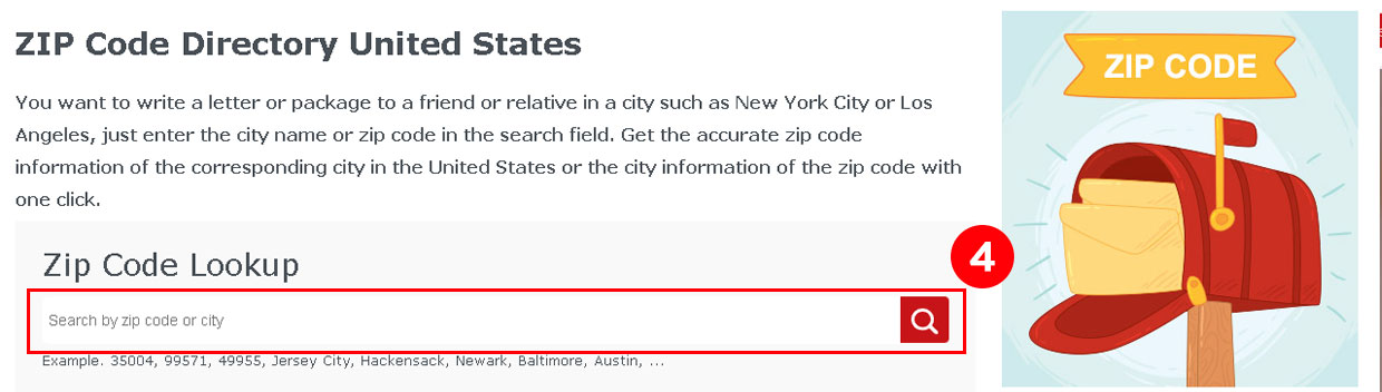 Search Zip Codes